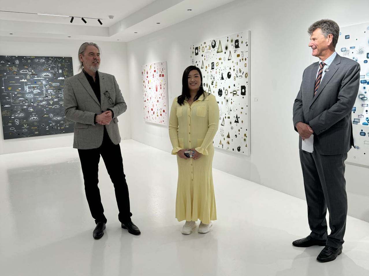 Opening Ceremony of the Solo Exhibition of Icelandic Artist Kristinn Már Pálmason - mynd