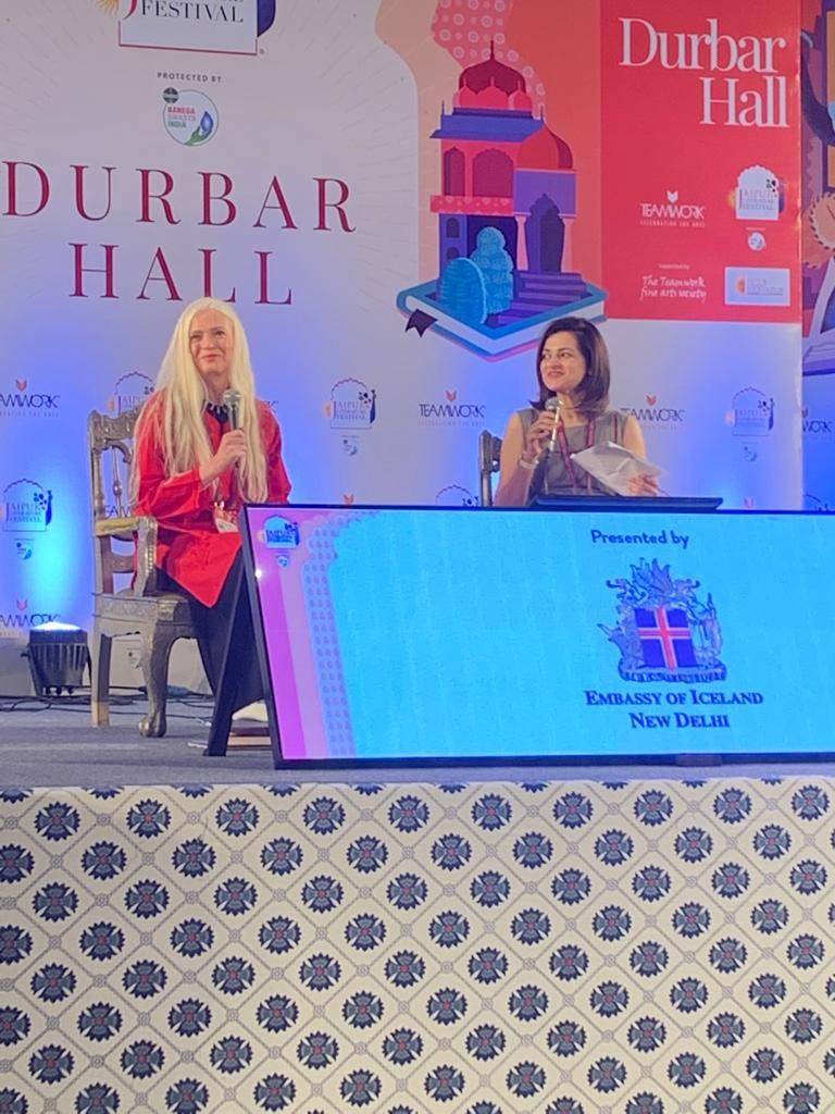 Government of Iceland | Author Kristín Ragna Gunnarsdóttir at the Jaipur Literature  Festival